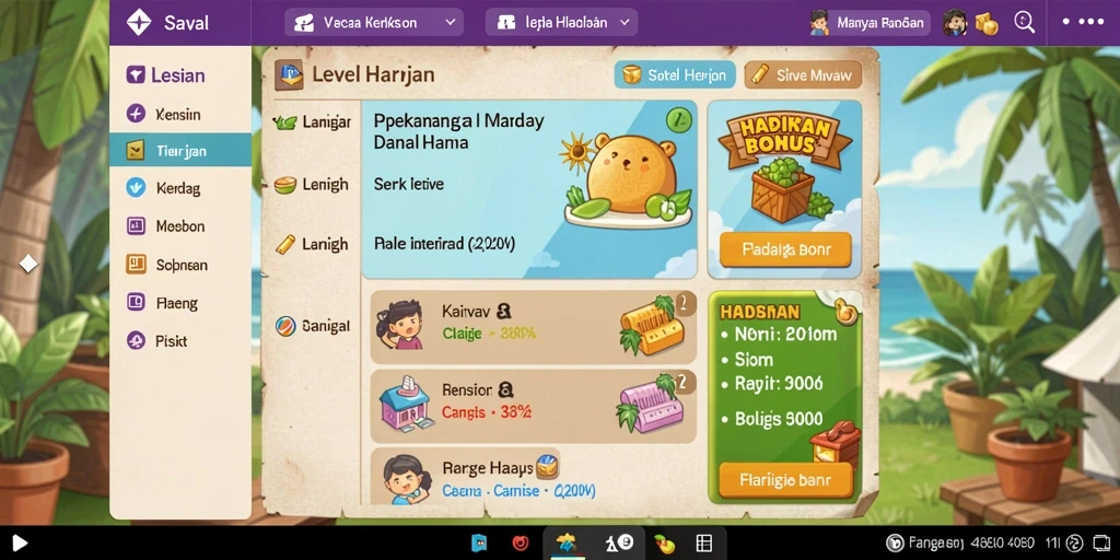 Fitur bonus menguntungkan untuk setiap permainan.