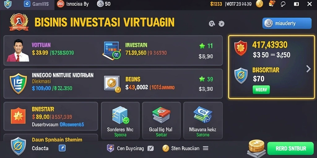 Tantangan menarik di setiap level permainan.